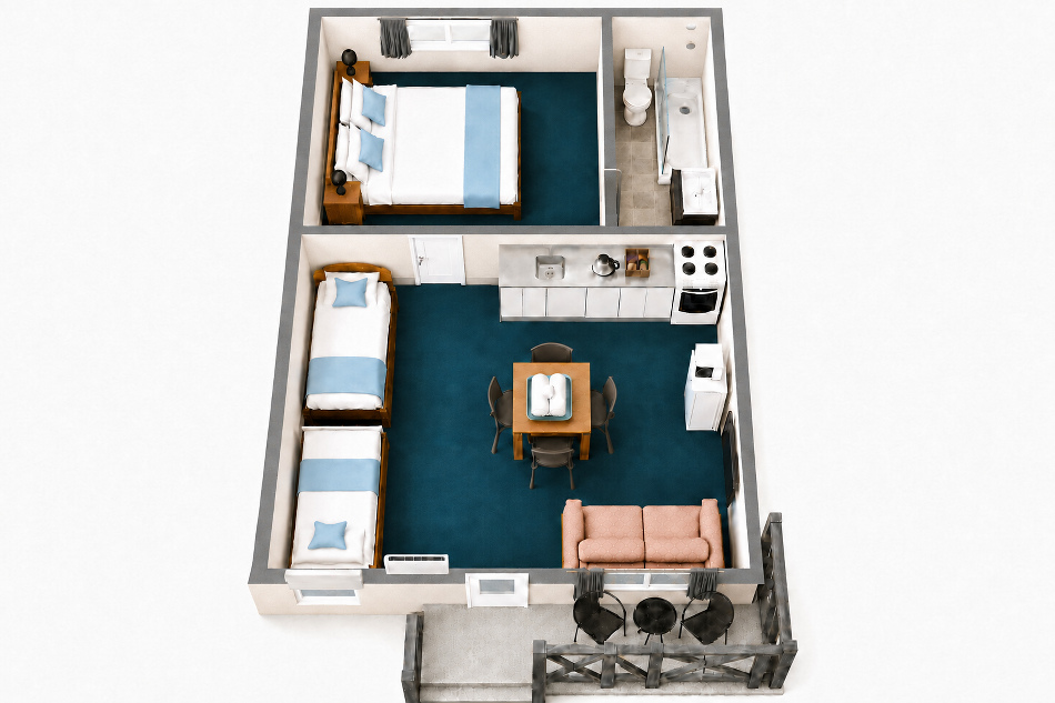 Classic Family Room (Max 4 Guests)